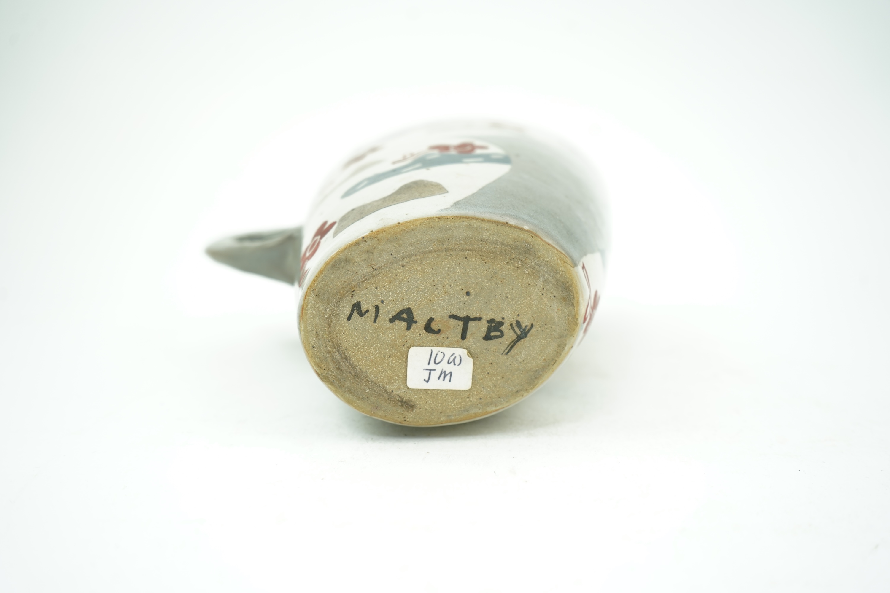 John Maltby (1936-2020): A free-form stoneware jug